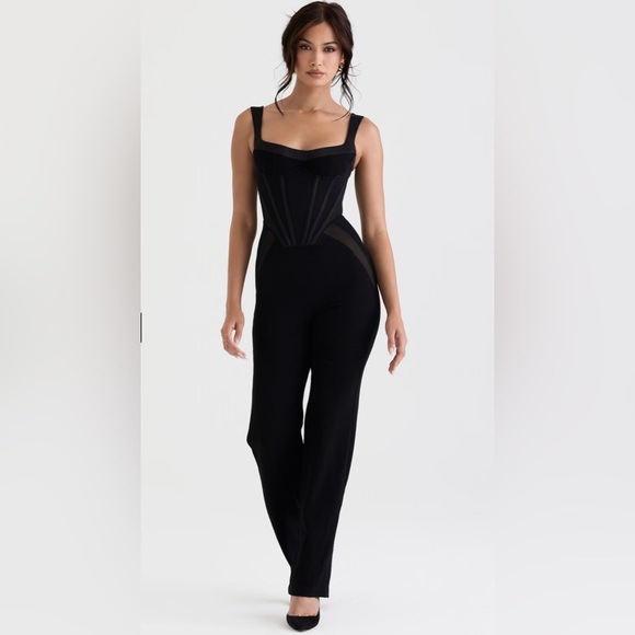 HOUSE OF CB Mylene Jumpsuit, Black - Picture 1 of 4